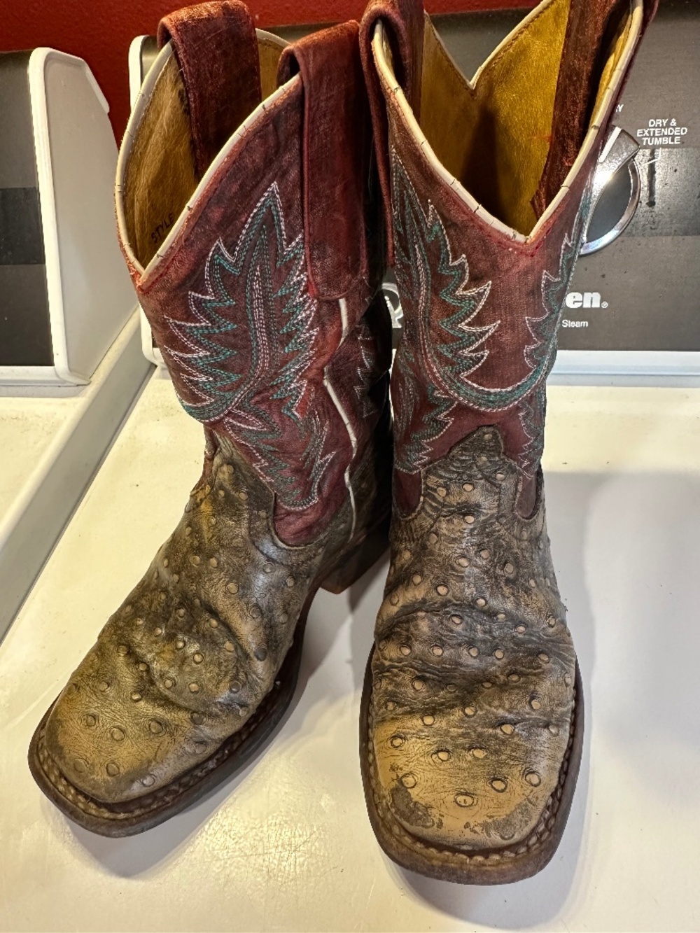 Anderson Bean kids cowboy boots size 9